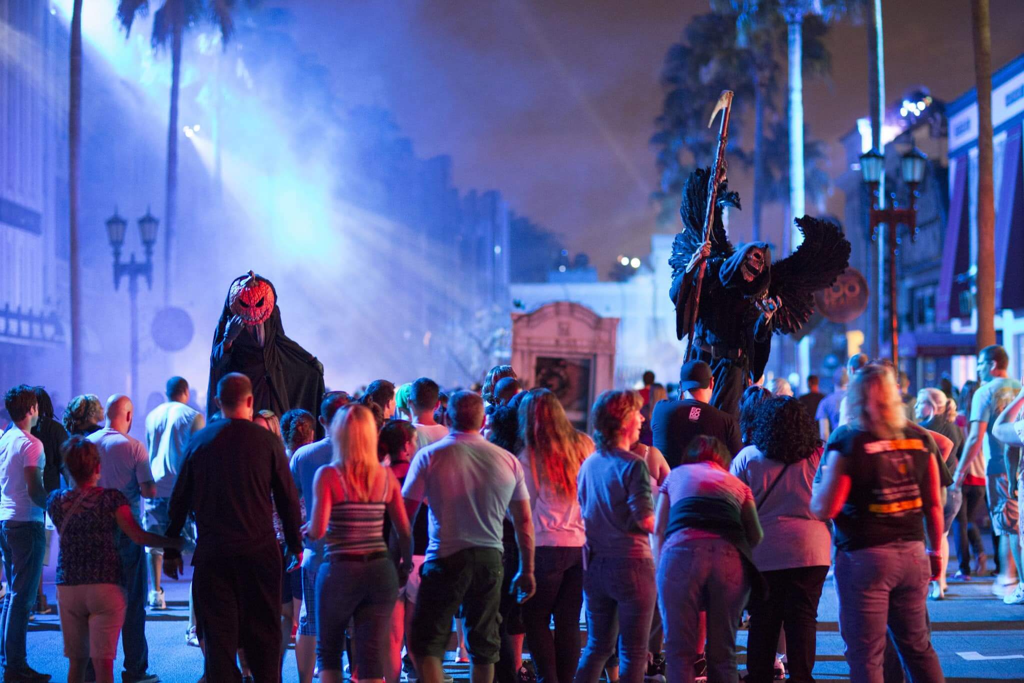 Visitantes no Halloween da Universal Orlando