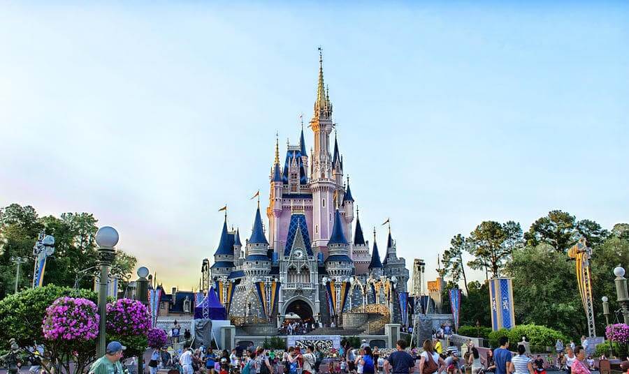 Castelo da Cinderela no parque Magic Kingdom da Disney Orlando