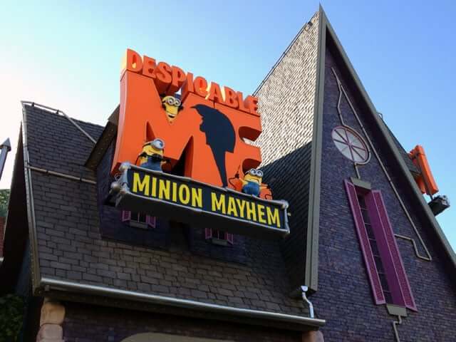 Despicable Me Minion Mayhem no parque Universal Studios em Orlando