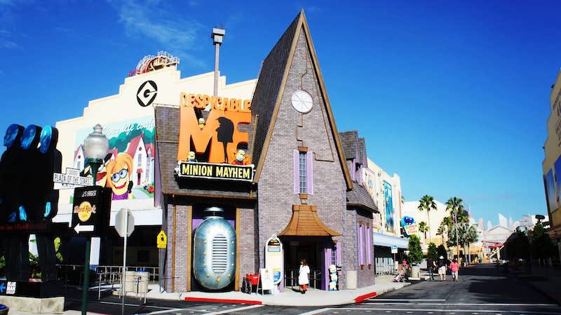 Despicable Me Minion Mayhem no parque Universal Studios em Orlando