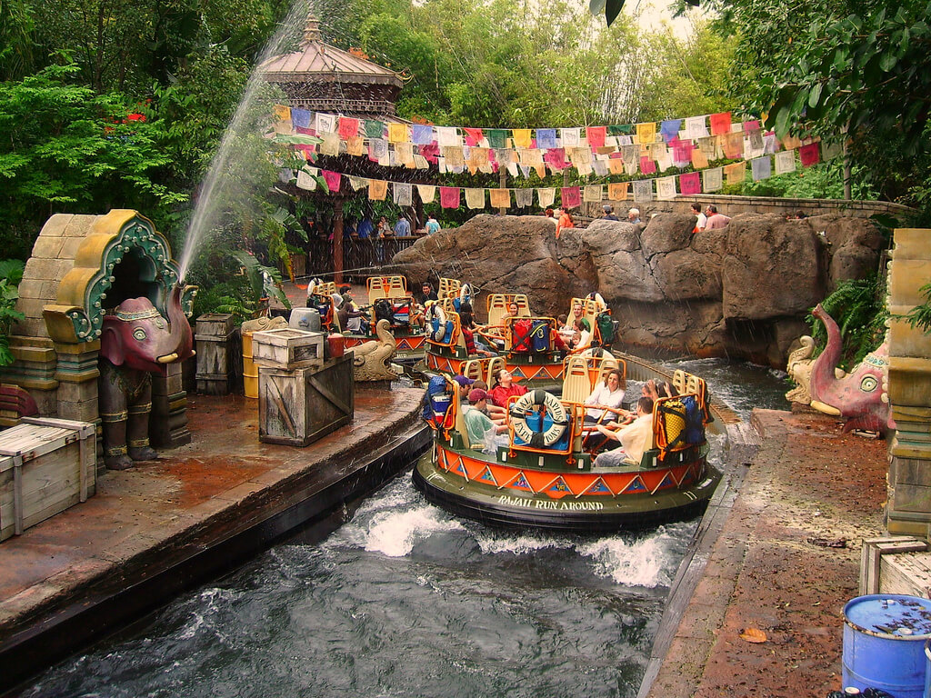 Kali River Rapids no parque Animal Kingdom da Disney Orlando