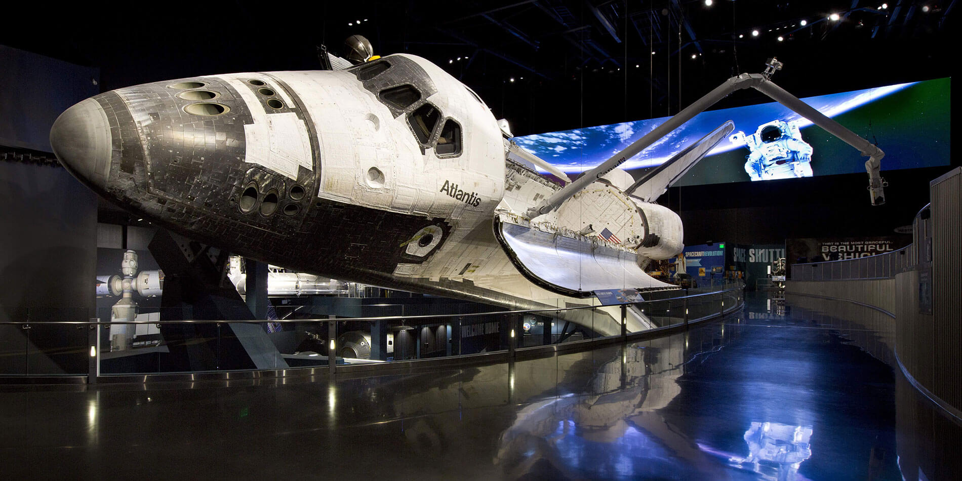 Atração Space Shuttle Atlantis no Kennedy Space Center Orlando