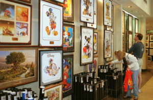 Locais de compras no Walt Disney World Orlando: loja The Art of Disney