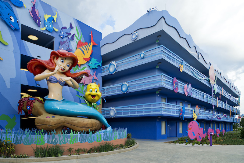 Edifício do hotel Disney Art of Animation Orlando