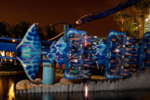Summer Nights do parque SeaWorld Orlando: montanha-russa Manta