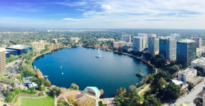 Parque Lake Eola em Orlando