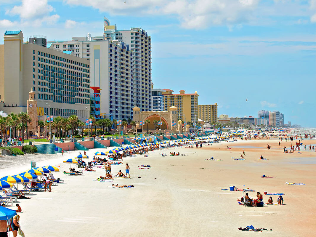 Praia de Daytona Beach