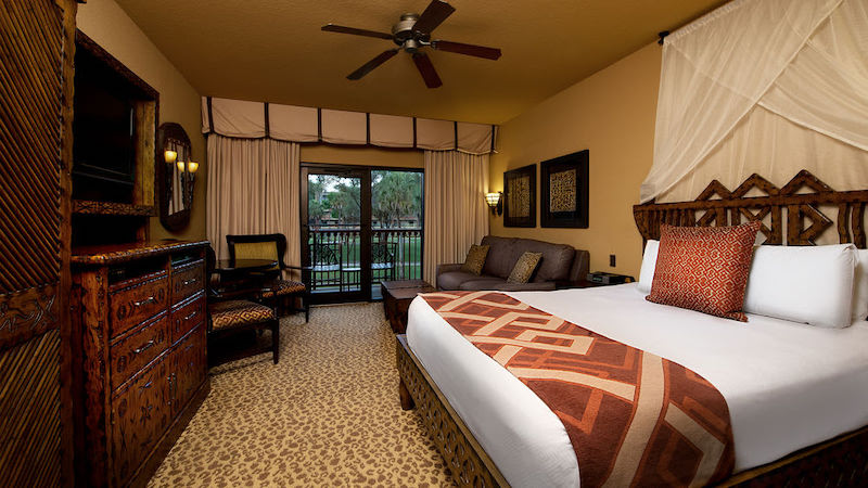 Quarto no hotel Disney's Animal Kingdom Lodge em Orlando