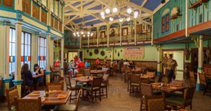 restaurante Jungle Skipper Canteen no Magic Kingdom: dentro do restaurante