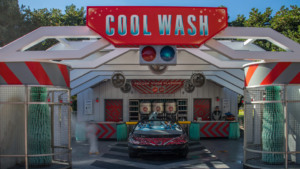 Restaurantes do parque Disney Epcot em Orlando: Test Track Cool Wash