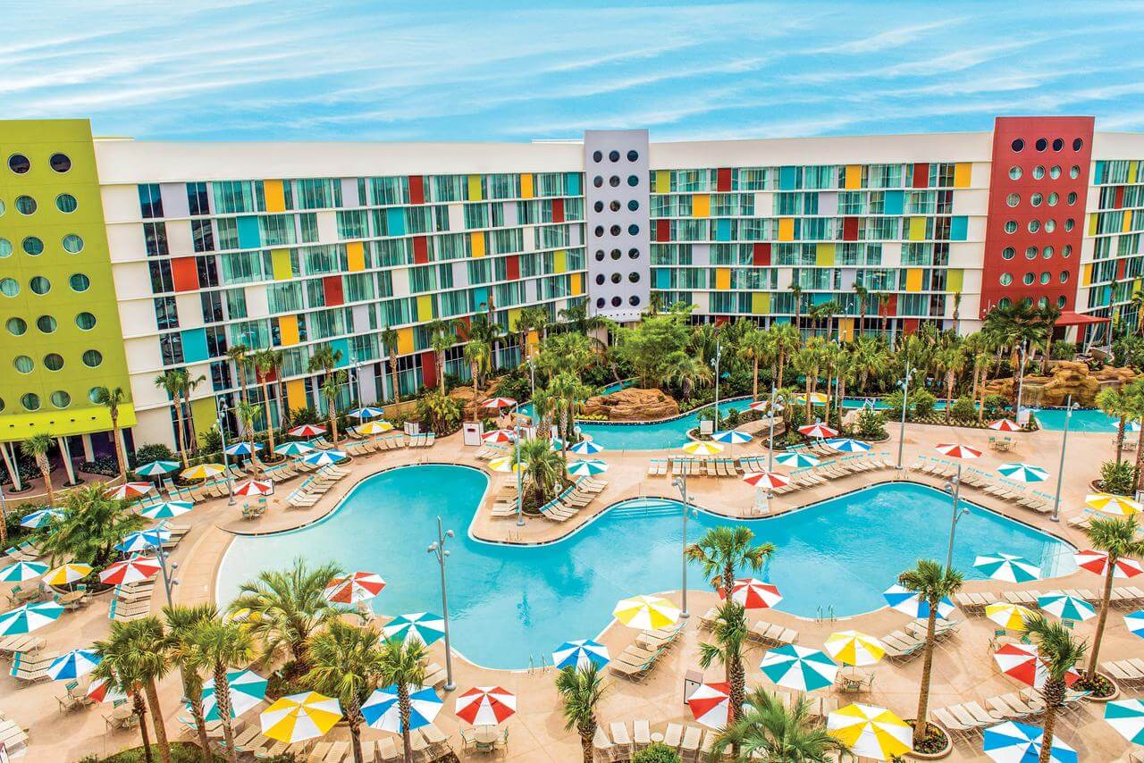 Piscina do hotel Universal's Cabana Bay Beach Resort