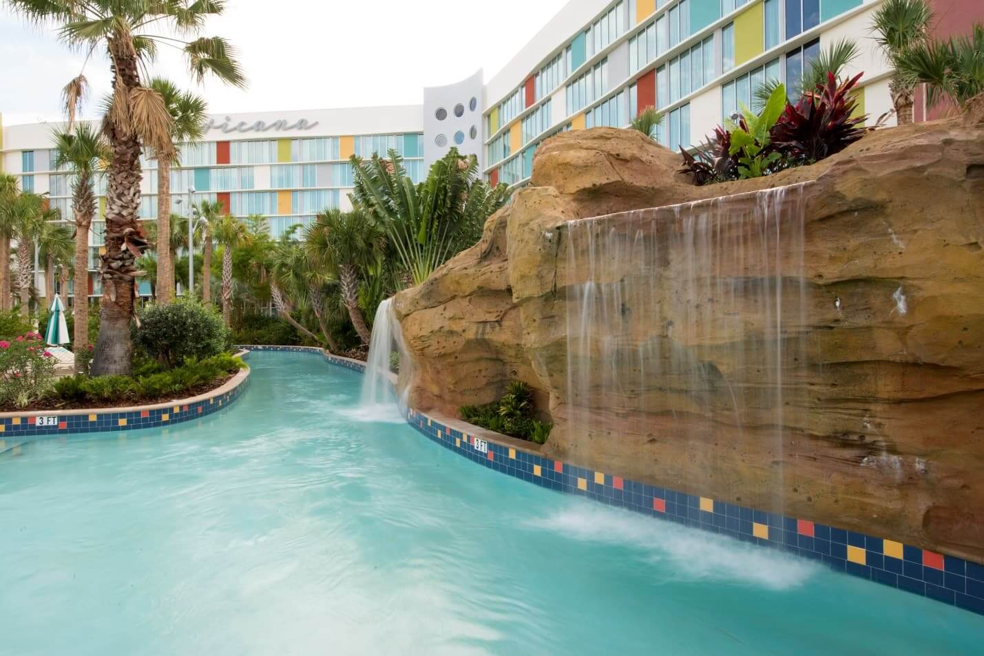 Piscina no hotel Cabana Bay Beach Resort da Universal Orlando