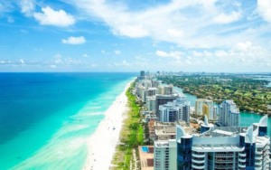 Pontos turísticos em Miami: praia
