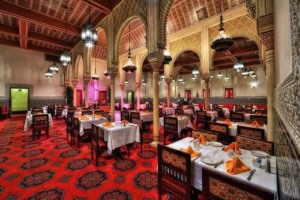 Pavilhão e área de Marrocos no Disney Epcot em Orlando: Restaurant Marrakesh