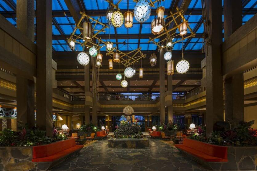 Lobby no Disney's Polynesian Villas & Bungalows