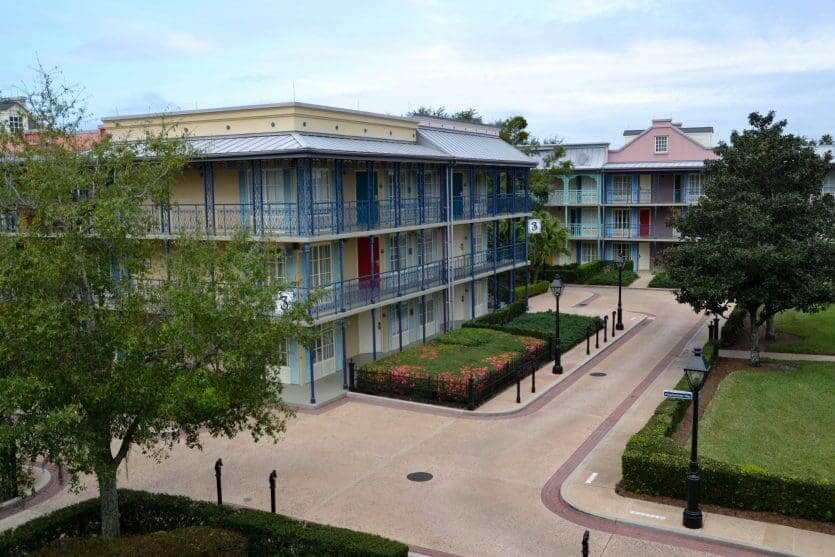 Área do Disney's Port Orleans Resort - French Quarter