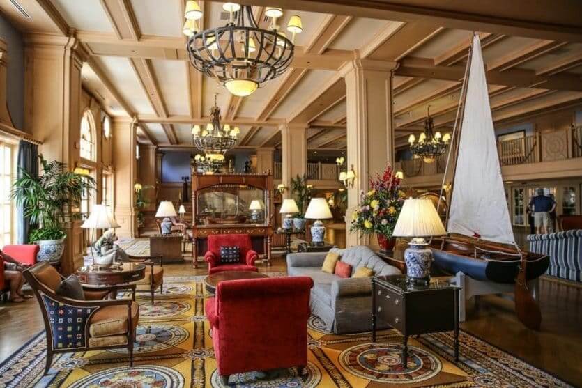 Lobby no Disney's Yacht Club Resort
