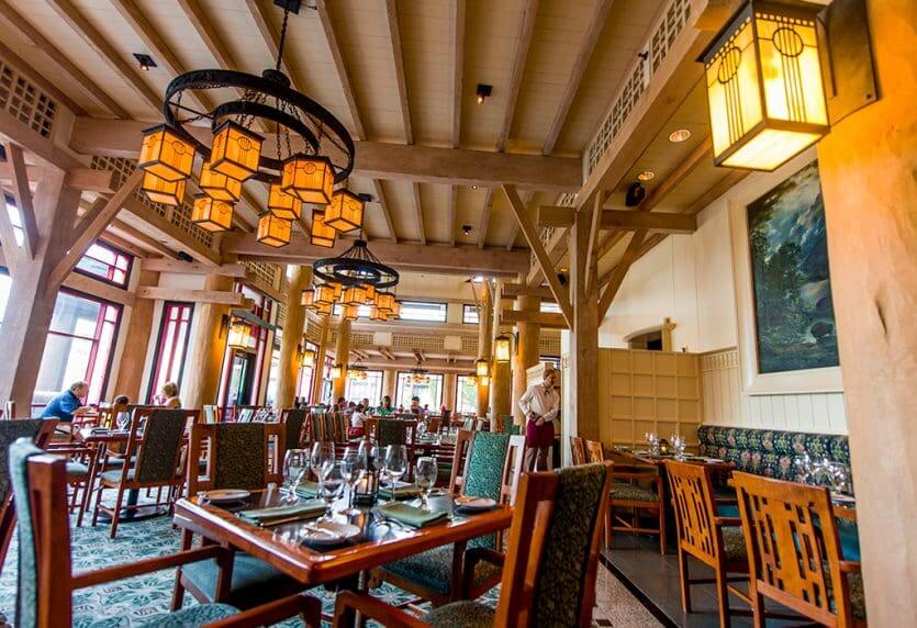 Restaurante Artist Point no Boulder Ridge Villas at Disney's Wilderness Lodge