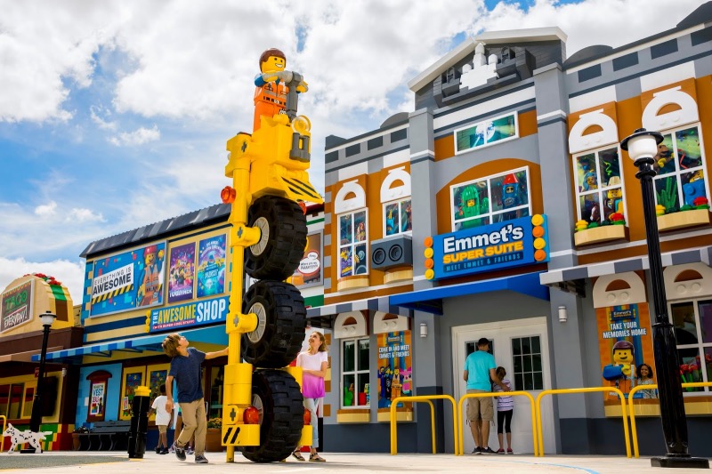 Área The Lego Movie World na LEGOLAND em Orlando