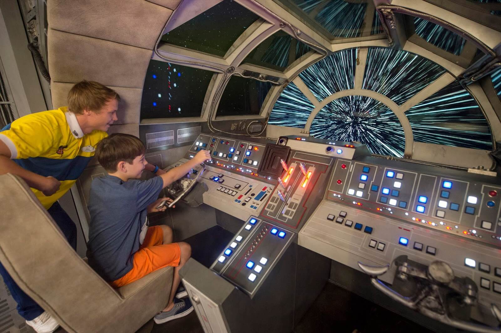 Atração na Star Wars: Galaxy’s Edge no Disney’s Hollywood Studios em Orlando