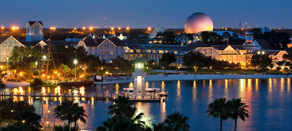 Lago no Disney’s Riviera Resort em Orlando