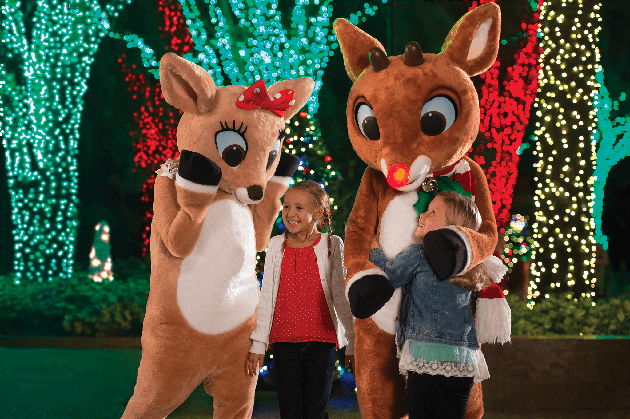 Rudolph's ChristmasTown na Christmas Celebration no SeaWorld Orlando