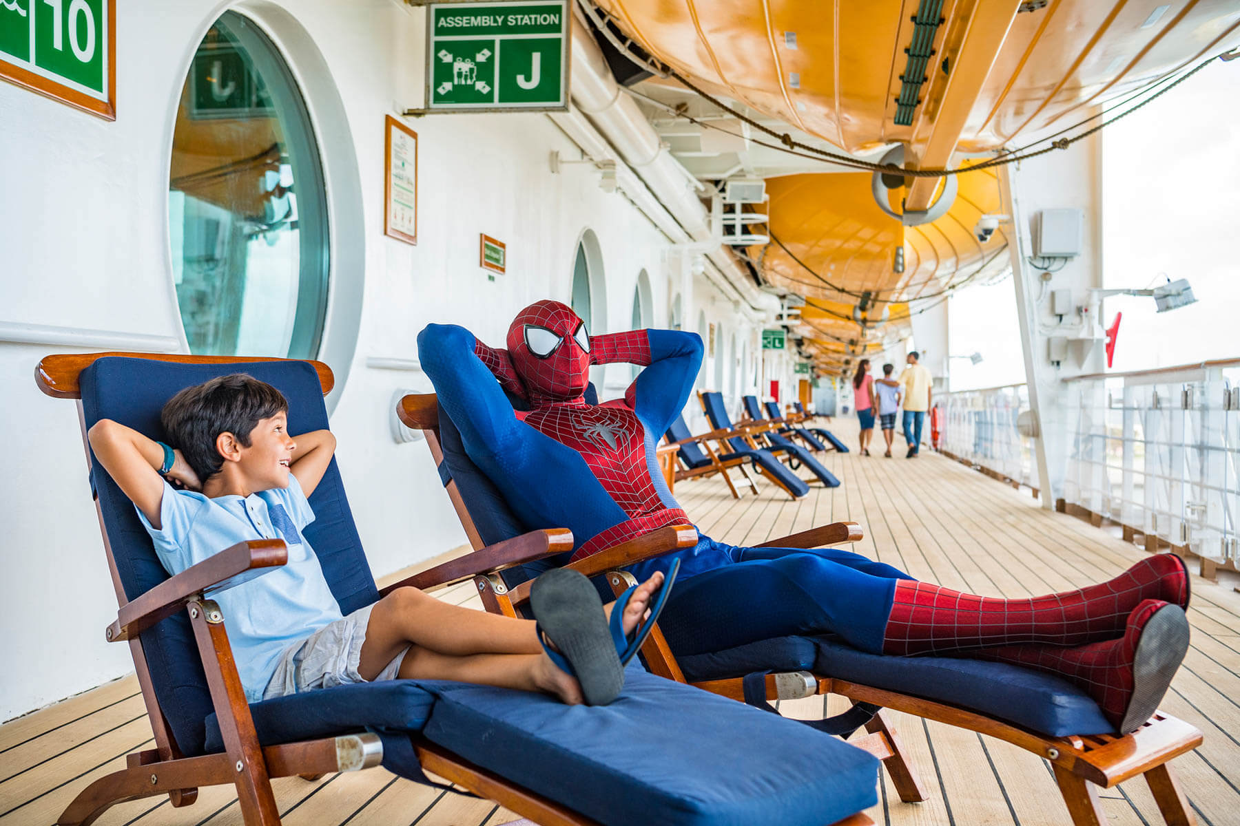 Homem-Aranha no cruzeiro Marvel Day at Sea