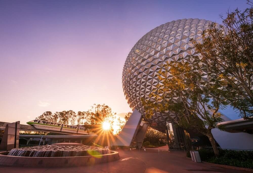 Parque Epcot da Disney em Orlando