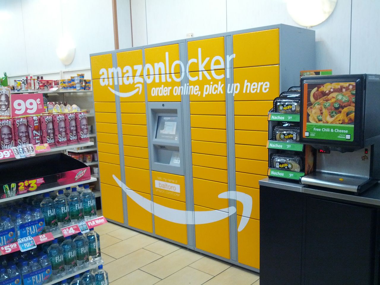 Como receber suas compras online com o Amazon Locker em Orlando: armário