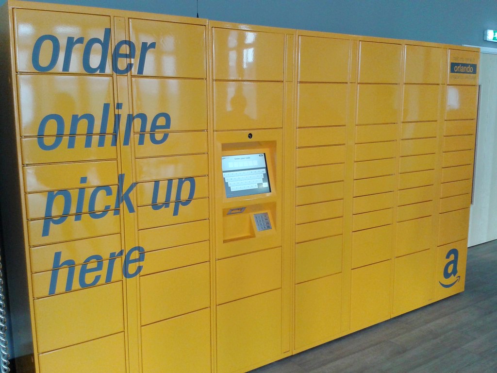 Como receber suas compras online com o Amazon Locker em Orlando: informações