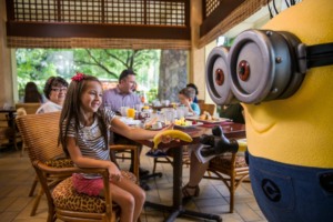 Café da manhã com os Minions na Universal Orlando: personagens de Meu Malvado Favorito