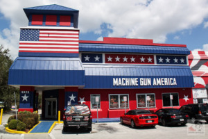 Estande de tiros Machine Gun America em Orlando