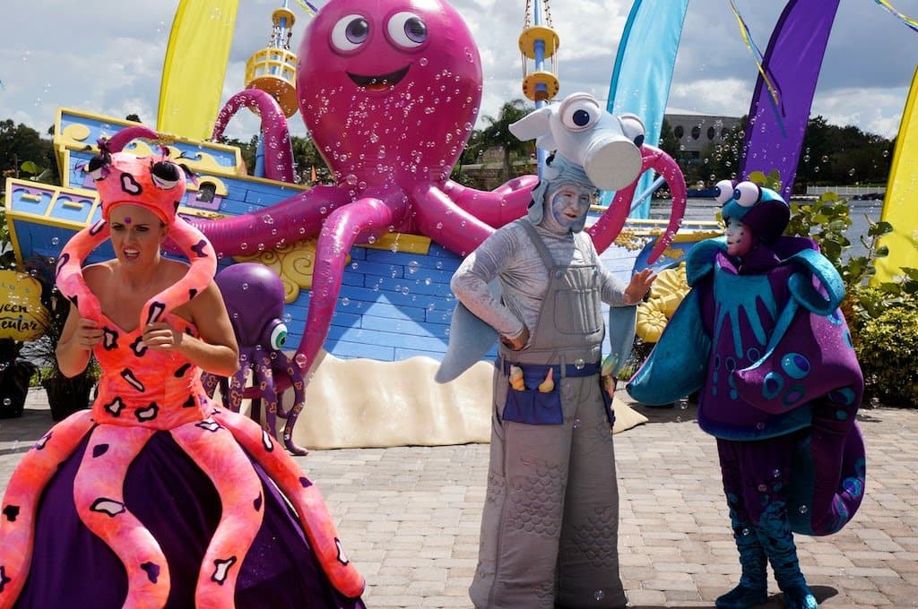 Personagens no Halloween Spooktacular no SeaWorld Orlando