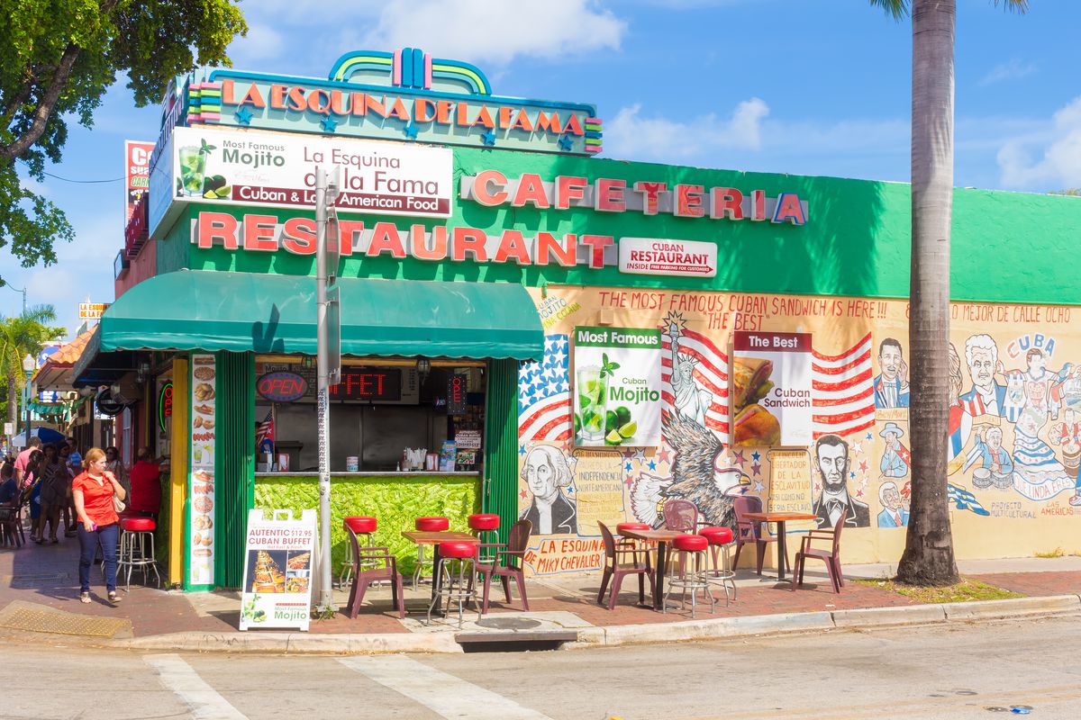 Restaurante em Little Havana em Miami