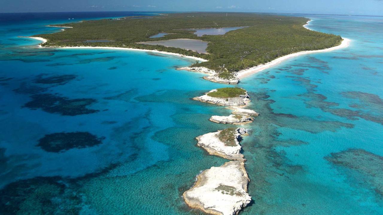 Ilha Lighthouse Point nas Bahamas
