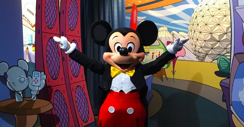 Encontro com o Mickey no Parque Epcot da Disney Orlando