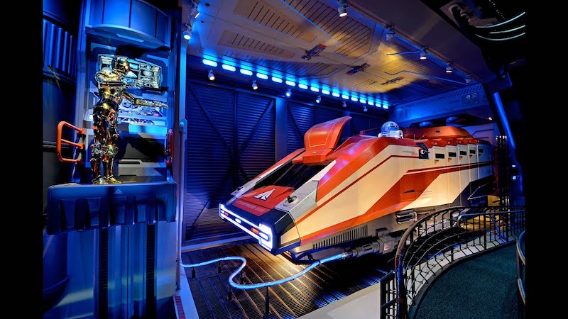 Nave espacial do Star Tours no Hollywood Studios da Disney Orlando
