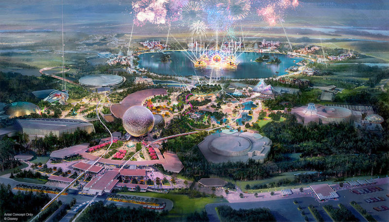 O novo parque Epcot da Disney Orlando