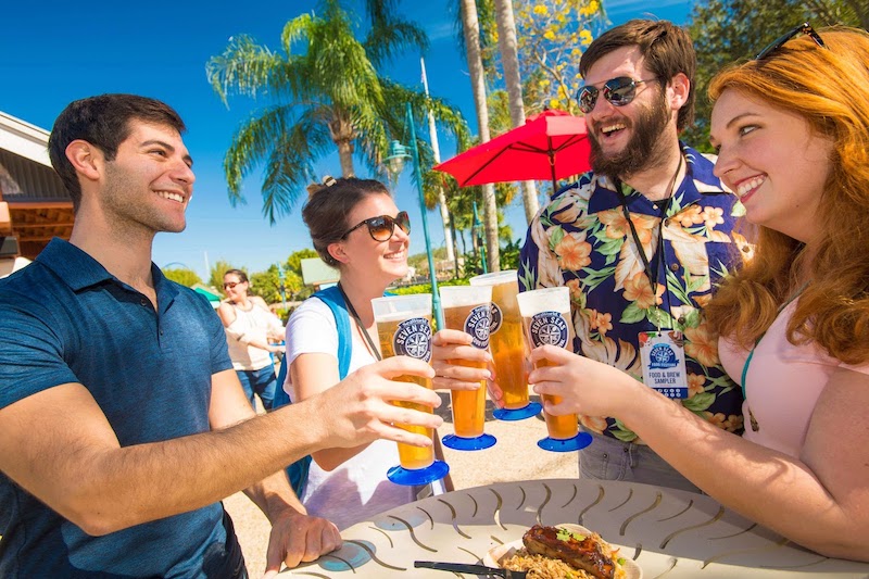 Bebidas no Festival Seven Seas Food no SeaWorld Orlando