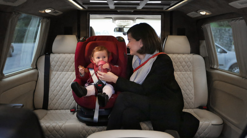 Uber Seat com cadeirinha para criança em Miami