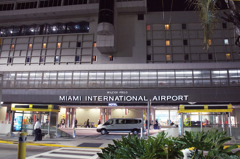 Entrada do Aeroporto de Miami