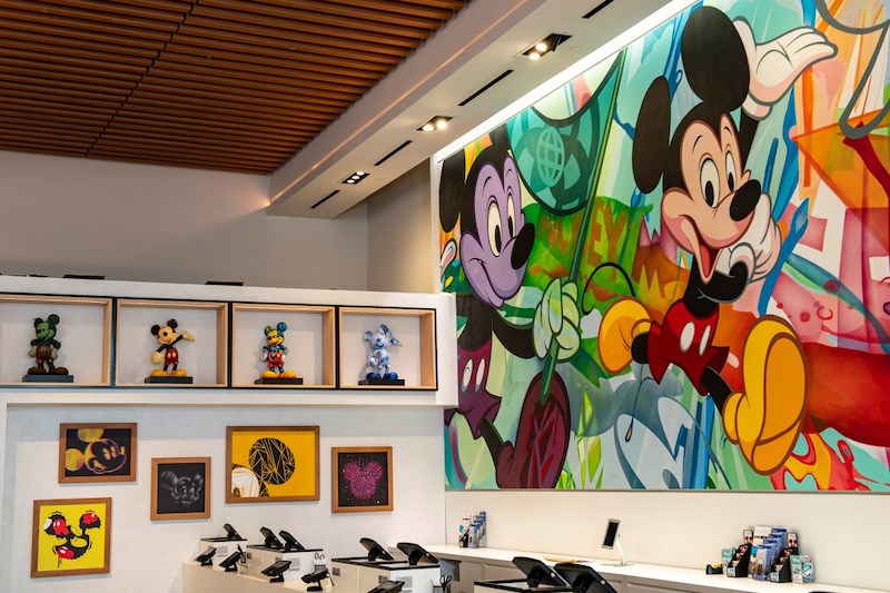 Mickey Mouse na Creations Shop no Epcot da Disney Orlando