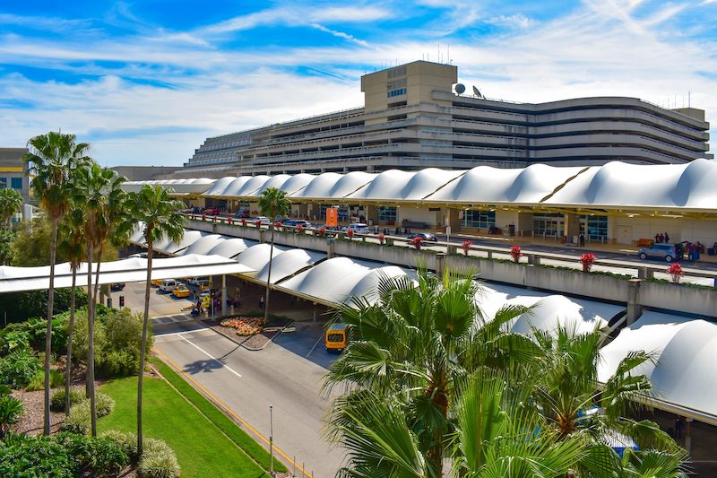 Vista do Aeroporto de Orlando