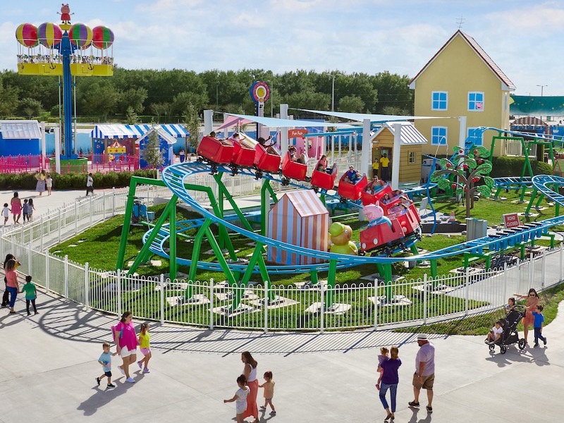 Área do Parque da Peppa Pig no Legoland Florida Resort