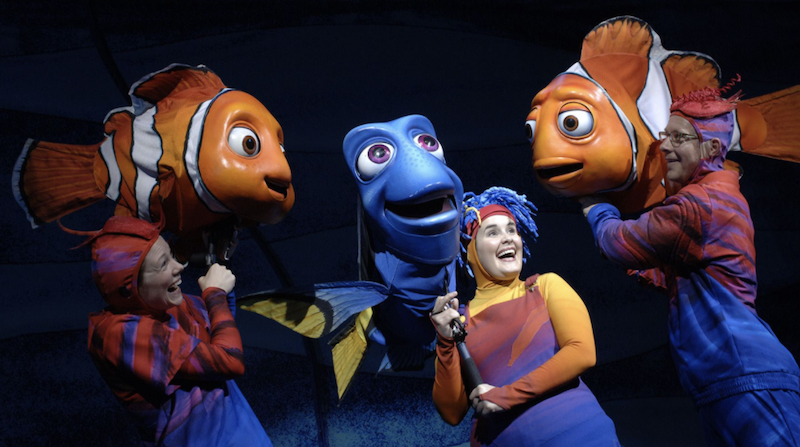 Nemo e Dory no Finding Nemo: The Big Blue… and Beyond no Animal Kingdom da Disney Orlando