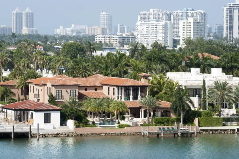 Casa de celebridade em Palm Island em Miami