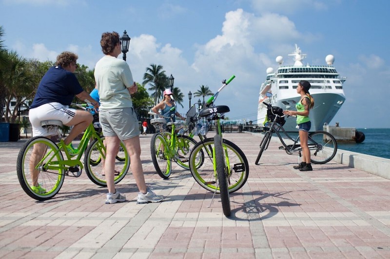 Instruções para o tour de bicicleta em Key West