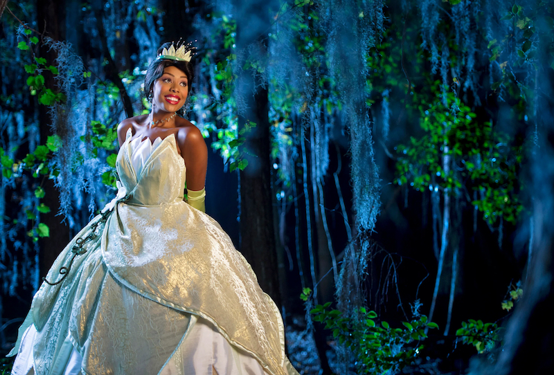 Princesa Tiana no Magic Kingdom da Disney Orlando