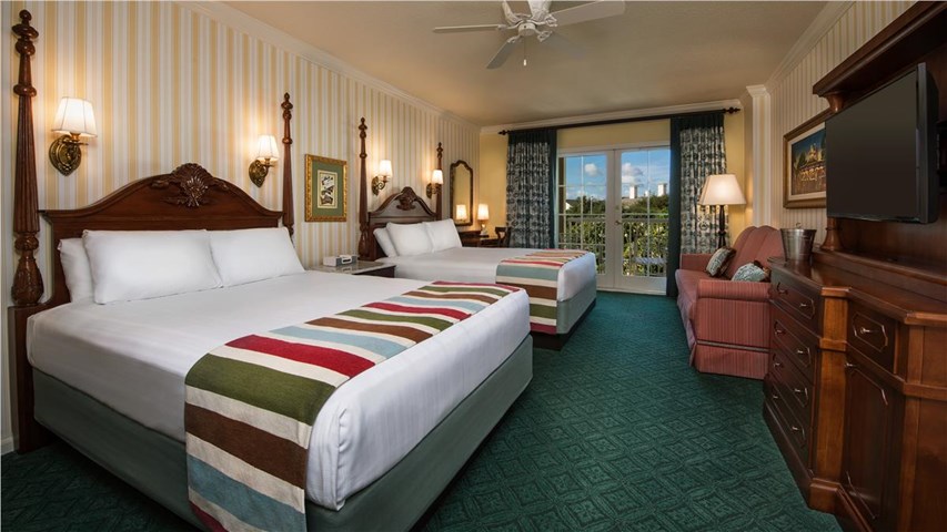 Quarto no hotel Disney's BoardWalk Inn em Orlando