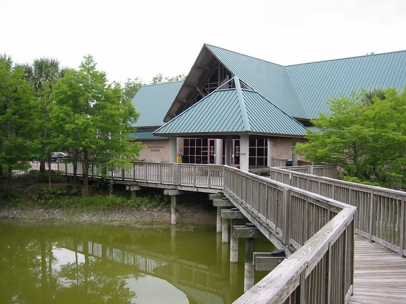 Lagoa no Ah-Tah-Thi-Ki Museum na Flórida